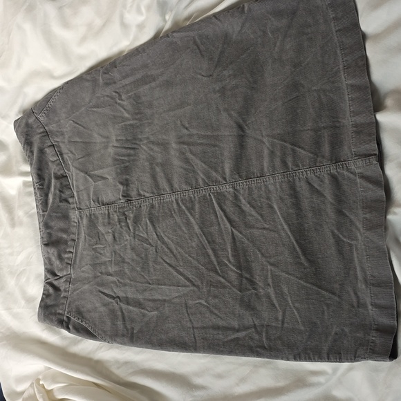 Coldwater Creek Dresses & Skirts - Women's Coldwater Creek Charcoal Corduroy Long Pencil Skirt w/pockets! sz 12